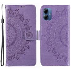  Motorola Moto G54 5G Fodral Mandala L&auml;der Lila - Teknikhallen.se
