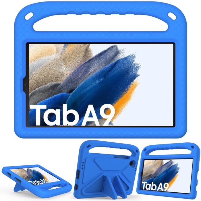 Bild 2,  Samsung Galaxy Tab A11 / Tab A9 Skal EVA Kickstand Blå - Teknikhallen.se