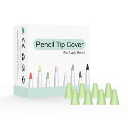  8-PACK Apple Pencil 1/2 Spetsskydd / Tip Cover Grön - Teknikhallen.se