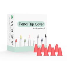  8-PACK Apple Pencil 1/2/Pro Spetsskydd / Tip Cover R&ouml;d - Teknikhallen.se