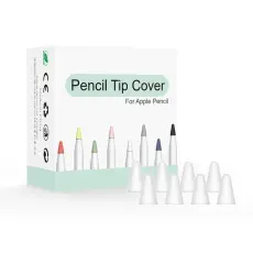  8-PACK Apple Pencil 1/2/Pro Spetsskydd / Tip Cover Vit - Teknikhallen.se