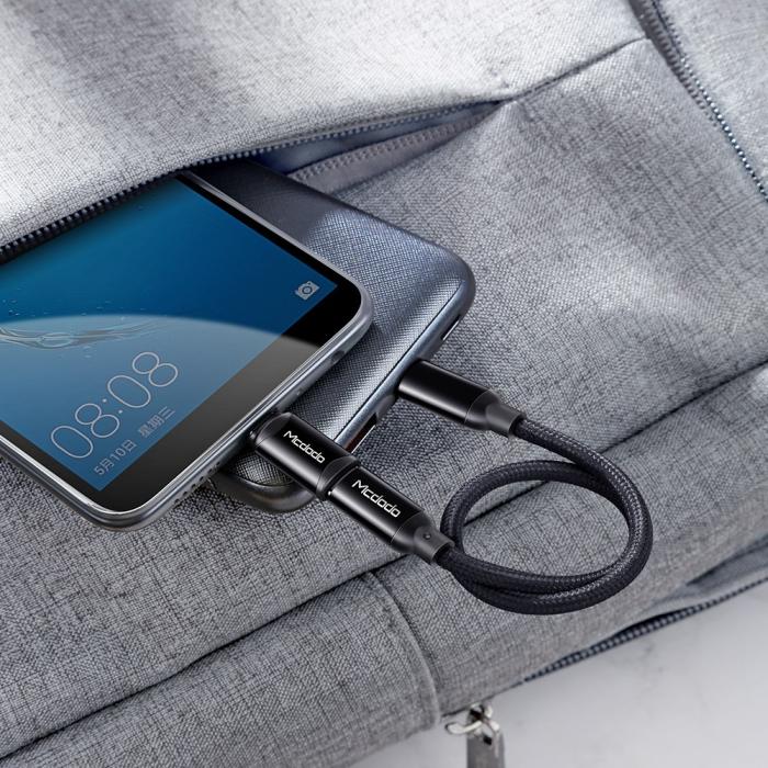Bild 6, MCDODO Mcdodo USB-C Hona - MicroUSB Hane Adapter Svart - Teknikhallen.se