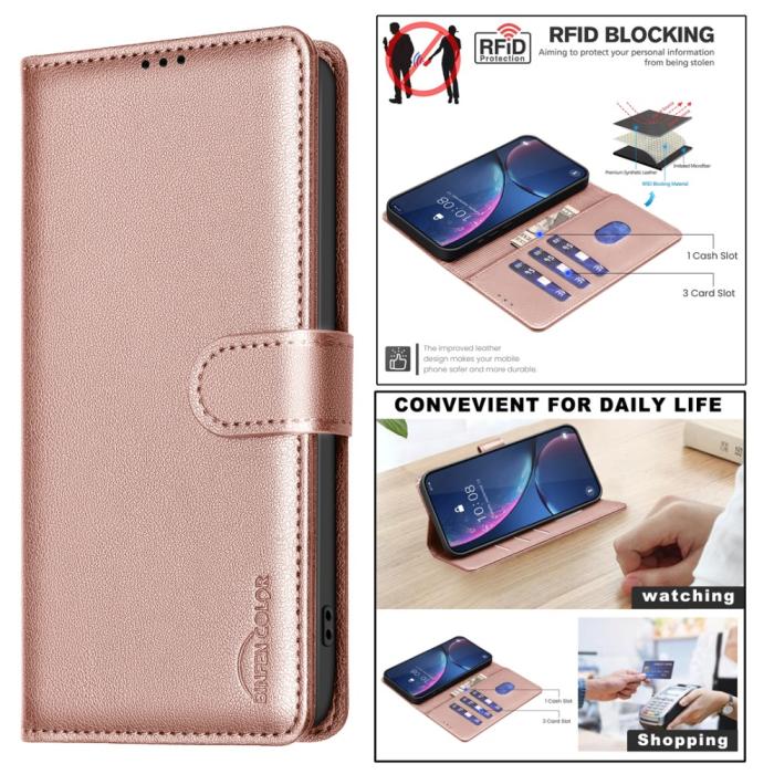 Bild 5,  Samsung Galaxy A16 / A26 5G Fodral RFID Läder Roséguld - Teknikhallen.se