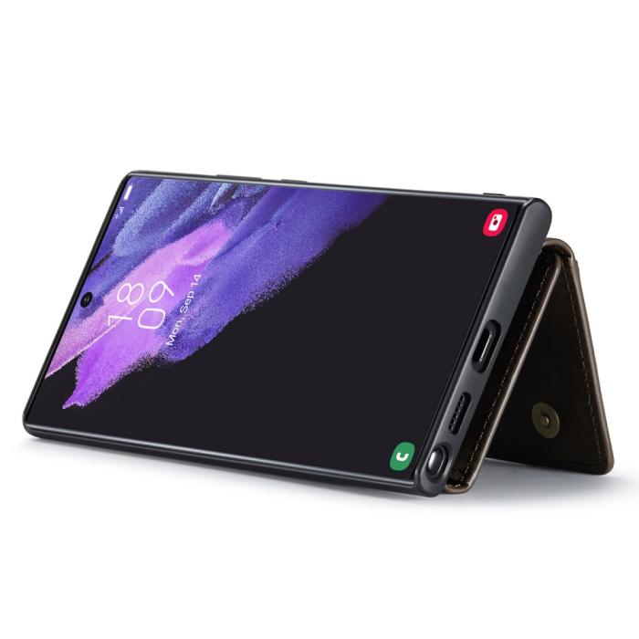 Bild 3, DG.MING DG.MING Galaxy S25 Ultra Skal Med Magnetisk Plånbok Brun - Teknikhallen.se