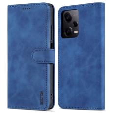 AZNS AZNS Xiaomi Redmi Note 12 Pro 5G Fodral Retro L&auml;der Bl&aring; - Teknikhallen.se