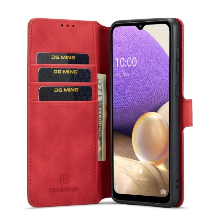 Bild 4, DG.MING DG.MING Samsung Galaxy A33 5G Fodral Retro Röd - Teknikhallen.se