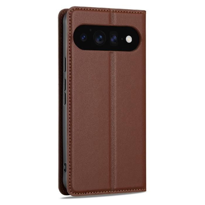 Bild 6, LC.IMEEKE LC.IMEEKE Google Pixel 11/11 Pro Fodral Flip Läder Brun - Teknikhallen.se