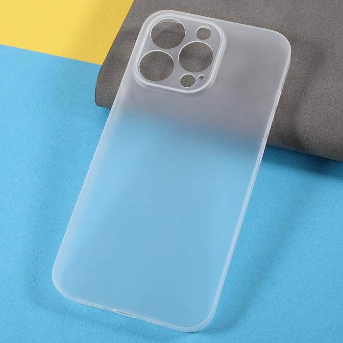 Bild 4,  iPhone 13 Pro Max Skal Ultra Tunn Frostad Vit - Teknikhallen.se