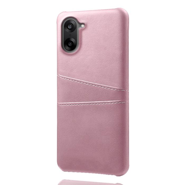 Bild 3,  OnePlus Nord CE5 Läderbelagt Skal Med Kortfack Roséguld - Teknikhallen.se