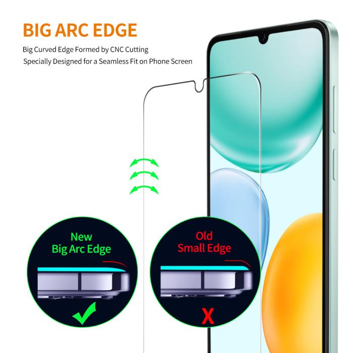 Bild 4, ENKAY ENKAY Honor X5c Plus 2-PACK Skärmskydd Härdat Glas - Teknikhallen.se
