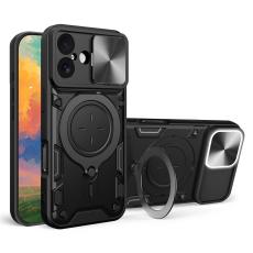  iPhone 17 Skal CamShield Kickstand Hybrid Svart - Teknikhallen.se