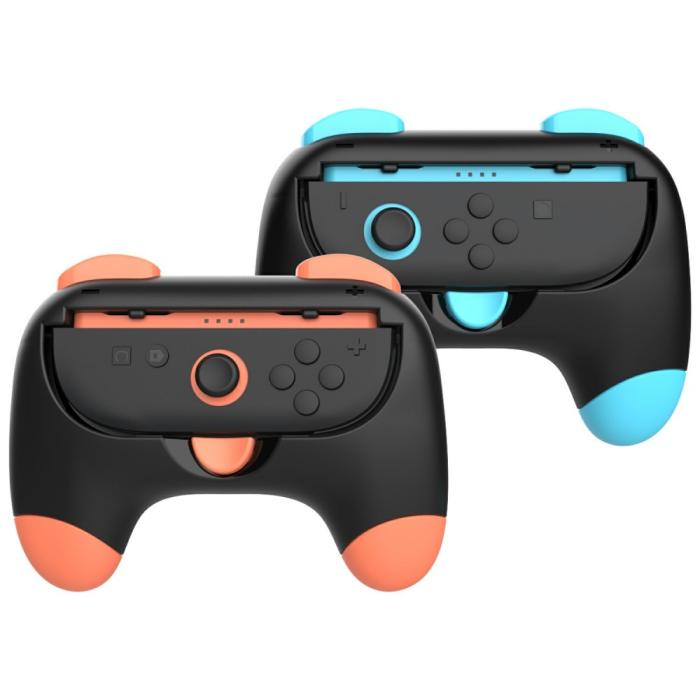 Bild 2, DOBE DOBE 2 st Nintendo Switch 2 Joy-Con Grip Röd / Blå - Teknikhallen.se
