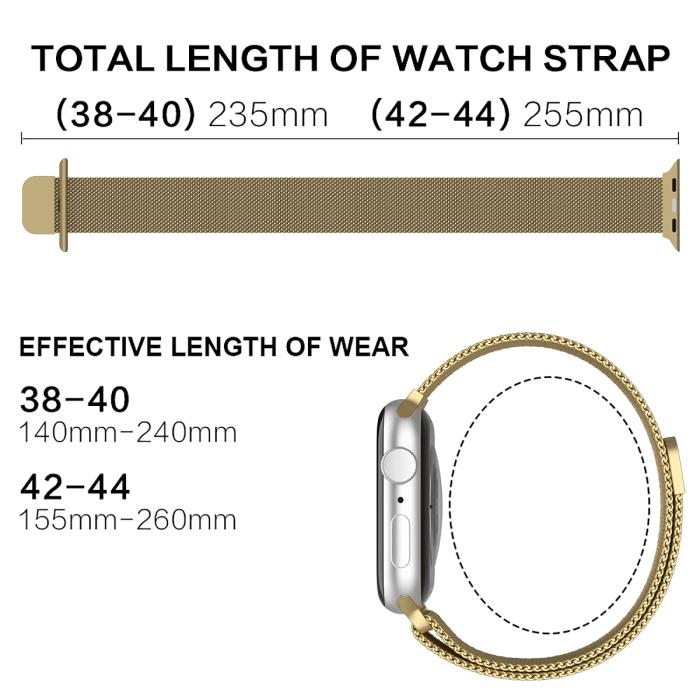 Bild 4, ColorPop ColorPop Milanese Loop Metall Armband Apple Watch 38/40/41/42 mm - Teknikhallen.se
