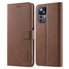 LC.IMEEKE LC.IMEEKE Xiaomi 12T / 12T Pro Fodral L&auml;der Brun - Teknikhallen.se