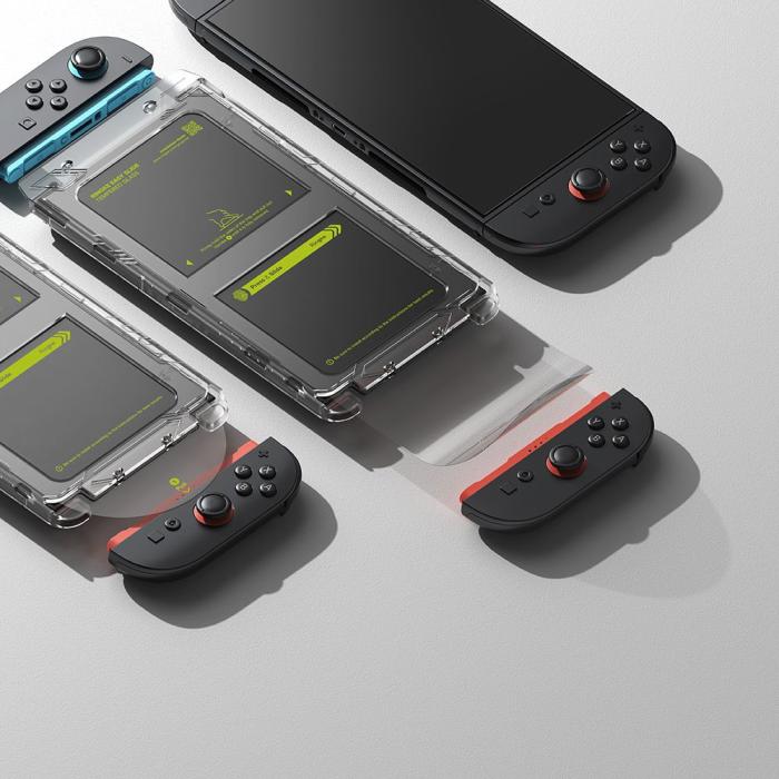 Bild 5, Ringke Ringke Nintendo Switch 2 2-PACK Easy Slide Skärmskydd - Teknikhallen.se