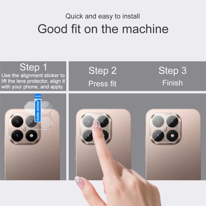 Bild 4, IMAK IMAK Xiaomi 15T Linsskydd Härdat Glas Transparent - Teknikhallen.se