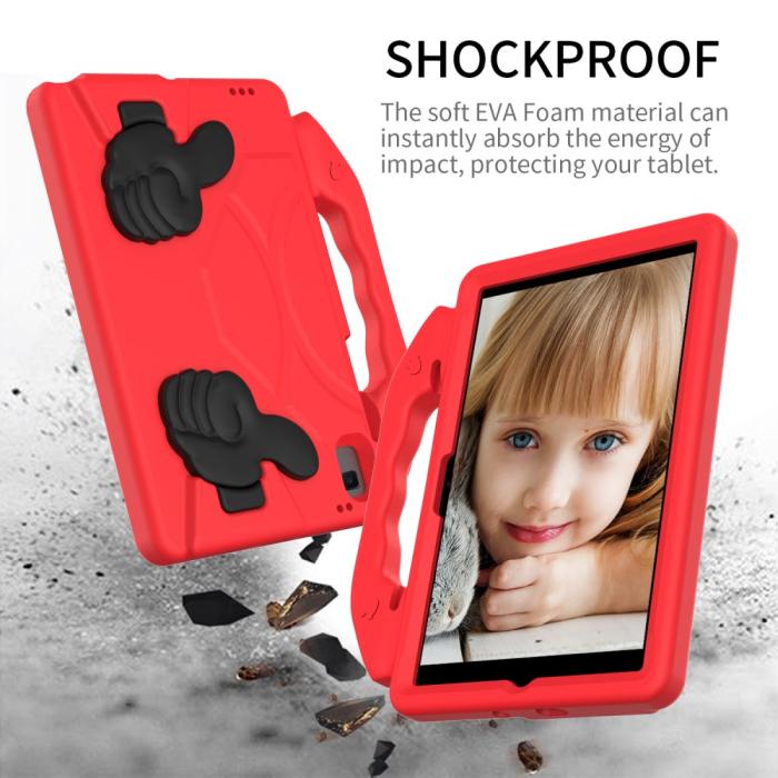 Bild 3,  Samsung Galaxy Tab A8 10.5 2021 / A7 10.4 Skal Shockproof EVA Röd - Teknikhallen.se