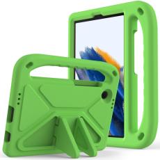  Samsung Galaxy Tab A11 / Tab A9 Skal EVA Kickstand Gr&ouml;n - Teknikhallen.se