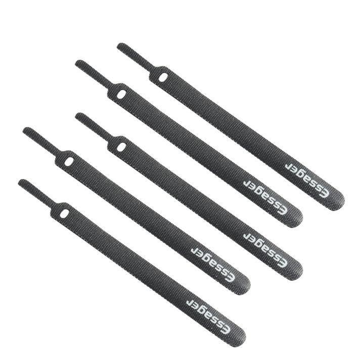 Bild 4, ESSAGER ESSAGER 10-PACK Kabelorganiserare Svart - Teknikhallen.se