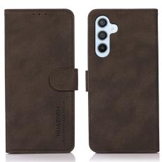 KHAZNEH KHAZNEH Galaxy A35 5G Fodral Matt L&auml;der Brun - Teknikhallen.se