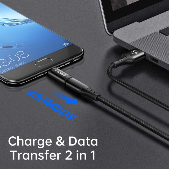 Bild 3, MCDODO Mcdodo Lightning Hona - MicroUSB Hane Adapter Svart - Teknikhallen.se