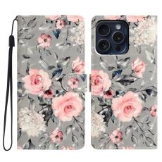  iPhone 16 Pro Fodral Rosa Blommor - Teknikhallen.se