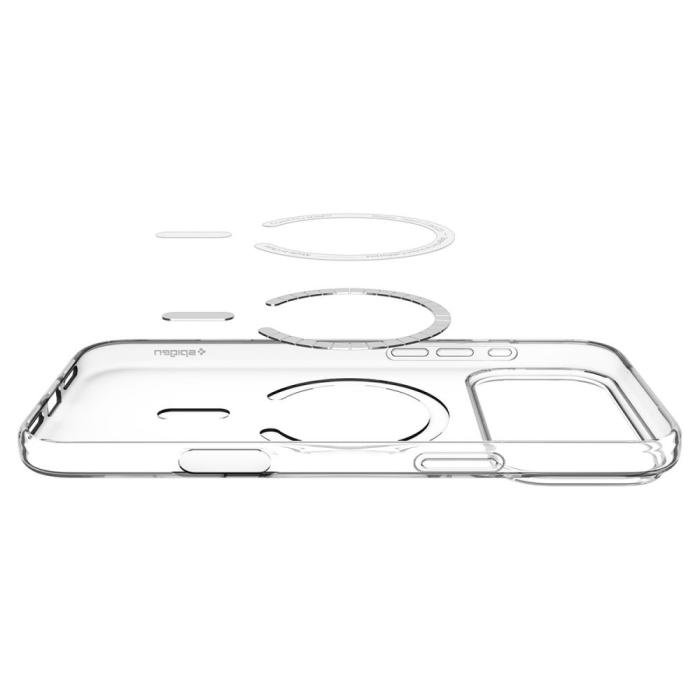 Bild 4, Spigen Spigen iPhone 18 Pro / 17 Pro Skal MagSafe Liquid Crystal - Teknikhallen.se
