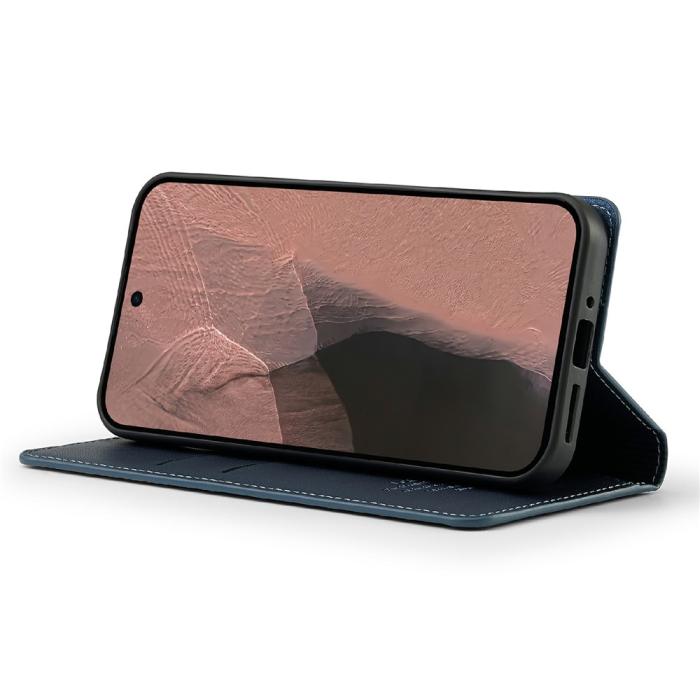 Bild 3, LC.IMEEKE LC.IMEEKE Google Pixel 11/11 Pro Fodral Flip Läder Blå - Teknikhallen.se