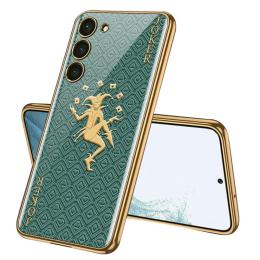 GKK GKK Galaxy S24 Plus Skal Härdat Glas Electroplate Joker - Teknikhallen.se