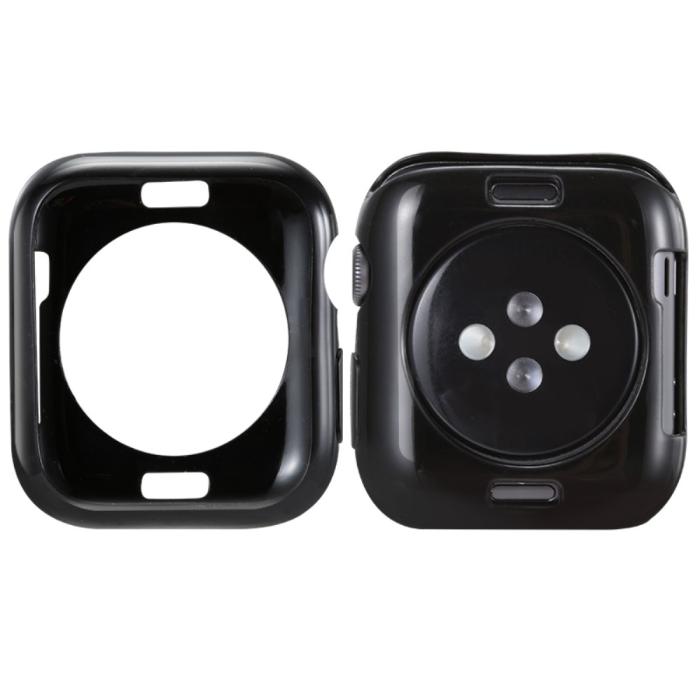Bild 2,  Silikonskal Apple Watch 41/40/38 mm - Svart - Teknikhallen.se