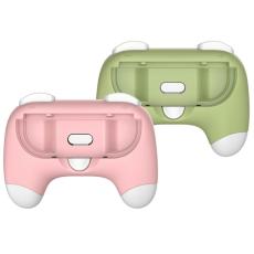 DOBE DOBE 2 st Nintendo Switch 2 Joy-Con Grip Rosa / Gr&ouml;n - Teknikhallen.se