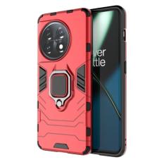  OnePlus 11 5G Skal Ring Hybrid Armor R&ouml;d - Teknikhallen.se