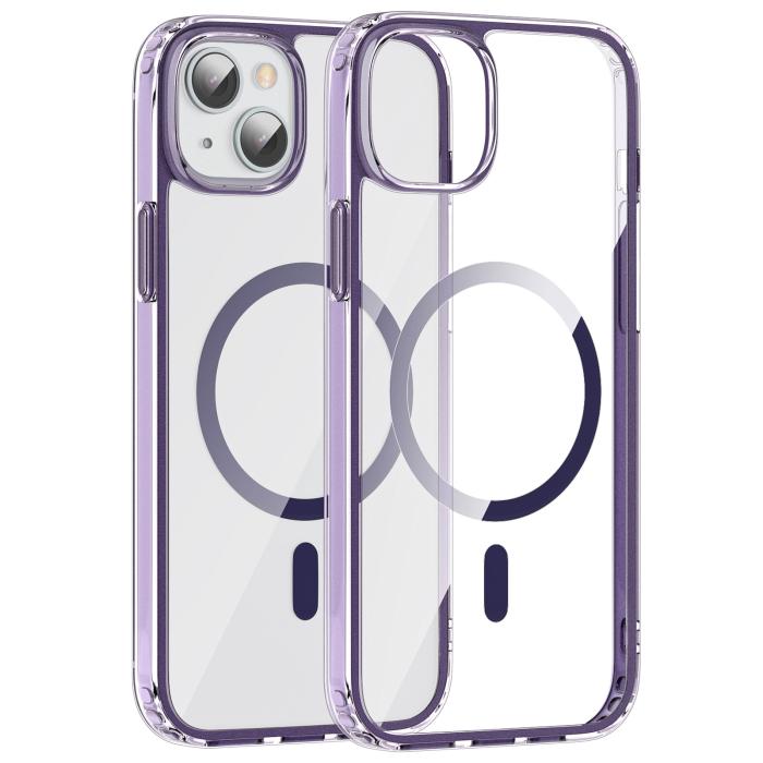 Bild 2, ColorPop ColorPop iPhone 15 Skal CH MagSafe Transparent/Lila - Teknikhallen.se