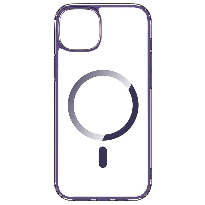 Bild 3, ColorPop ColorPop iPhone 15 Skal CH MagSafe Transparent/Lila - Teknikhallen.se