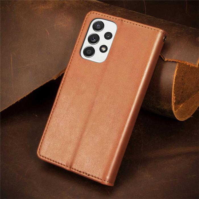 Bild 6,  Samsung Galaxy A23 5G Fodral PU Läder Brun - Teknikhallen.se