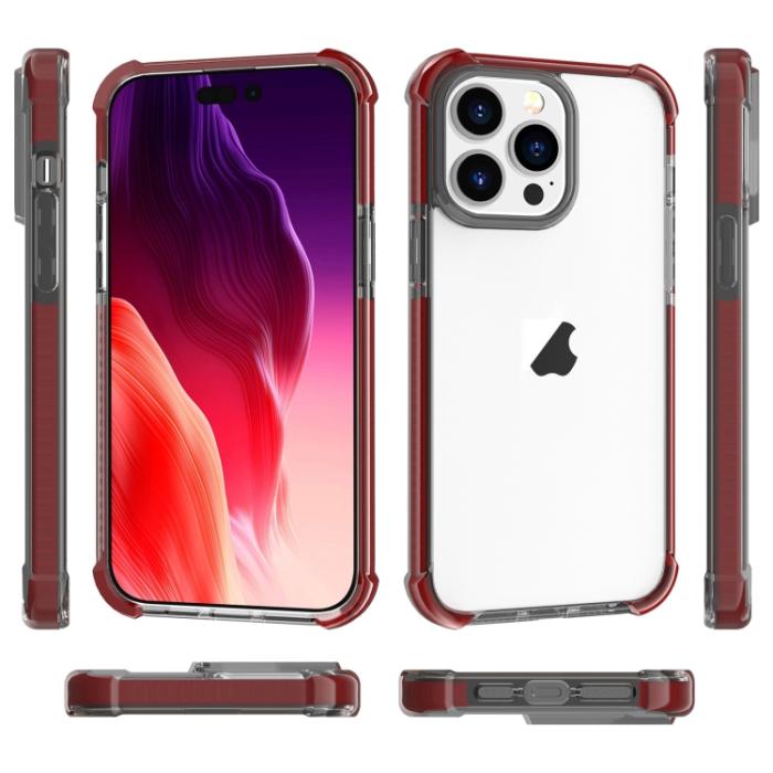 Bild 6,  iPhone 15 Pro Skal Shockproof Akryl/TPU Brun - Teknikhallen.se
