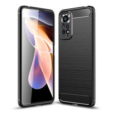  Xiaomi Redmi Note 11 Pro 5G Skal Borstad St&aring;l Textur Svart - Teknikhallen.se