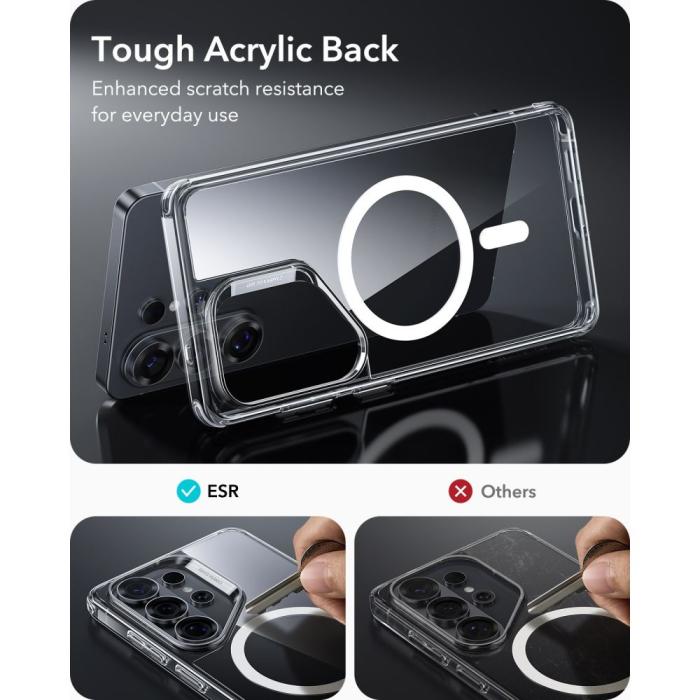 Bild 2, ESR ESR Samsung Galaxy S26 Ultra Skal MagSafe Classic Hybrid Transparent - Teknikhallen.se