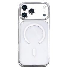  iPhone 18 Pro / 17 Pro Skal MagSafe Ultratunt Transparent /Vit - Teknikhallen.se