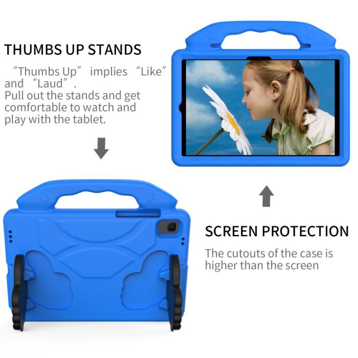 Bild 4,  Samsung Galaxy Tab A8 10.5 2021 / A7 10.4 Skal Shockproof EVA Blå - Teknikhallen.se