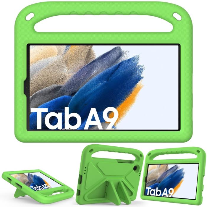 Bild 2,  Samsung Galaxy Tab A11 / Tab A9 Skal EVA Kickstand Grön - Teknikhallen.se