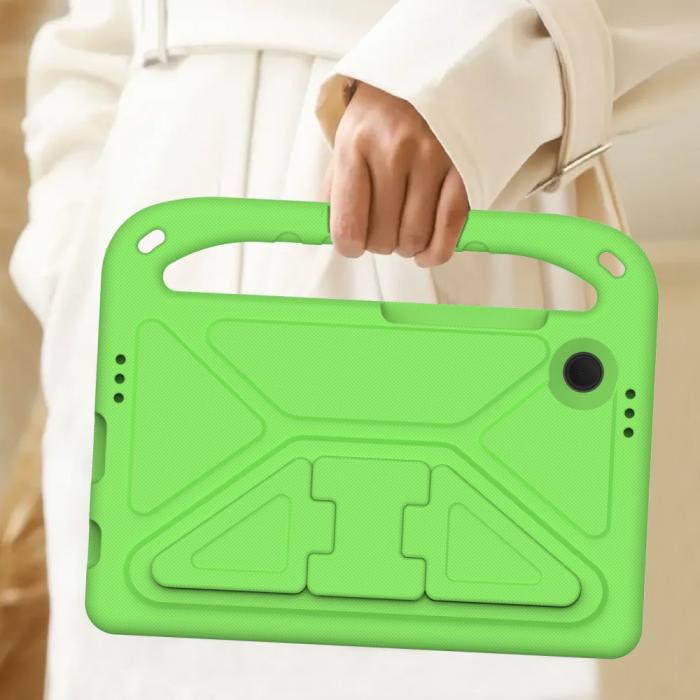Bild 6,  Samsung Galaxy Tab A11 / Tab A9 Skal EVA Kickstand Grön - Teknikhallen.se