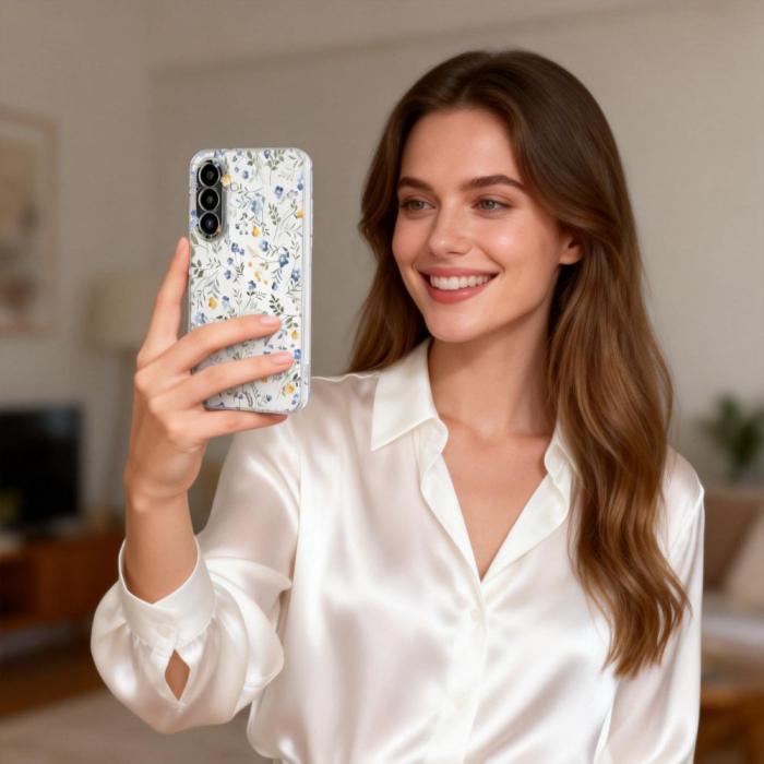 Bild 4, Tech-Protect Tech-Protect Samsung Galaxy A27 5G Skal FlexAir Spring Flowers - Teknikhallen.se