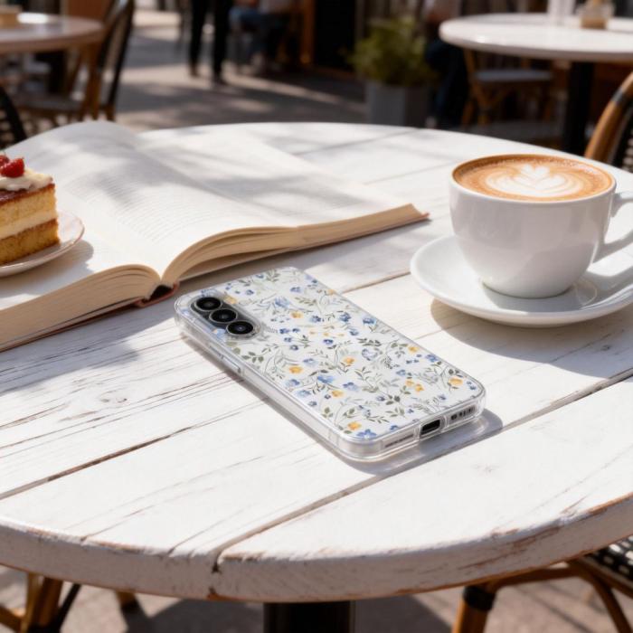 Bild 5, Tech-Protect Tech-Protect Samsung Galaxy A27 5G Skal FlexAir Spring Flowers - Teknikhallen.se