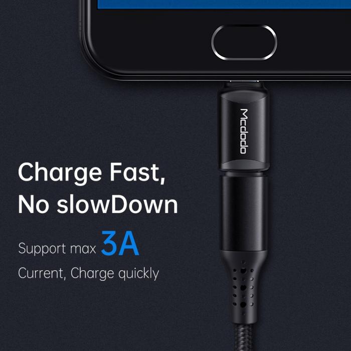 Bild 5, MCDODO Mcdodo Lightning Hona - MicroUSB Hane Adapter Svart - Teknikhallen.se