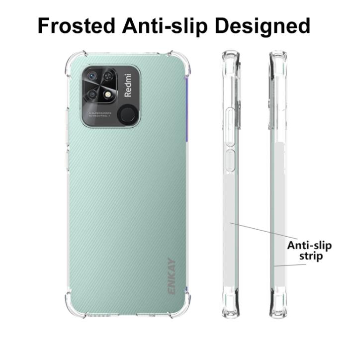Bild 5, ENKAY ENKAY Xiaomi Redmi 10C Skal Shockproof Transparent - Teknikhallen.se