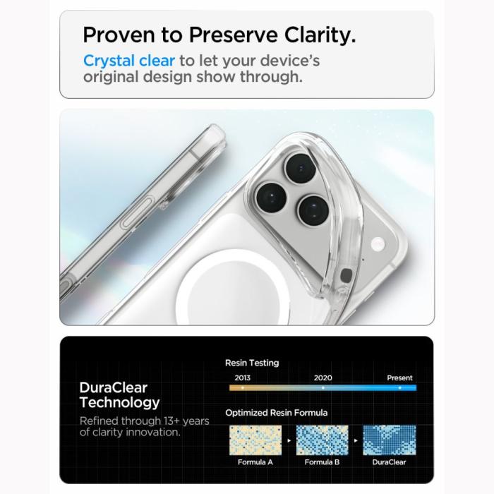 Bild 6, Spigen Spigen iPhone 18 Pro / 17 Pro Skal MagSafe Liquid Crystal - Teknikhallen.se