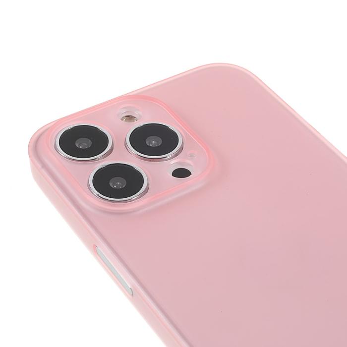 Bild 6,  iPhone 13 Pro Max Skal Ultra Tunn Frostad Ljus Rosa - Teknikhallen.se