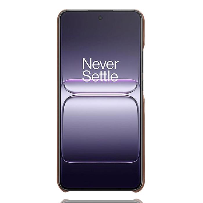 Bild 5,  OnePlus Nord CE5 Läderbelagt Skal Med Kortfack Brun - Teknikhallen.se
