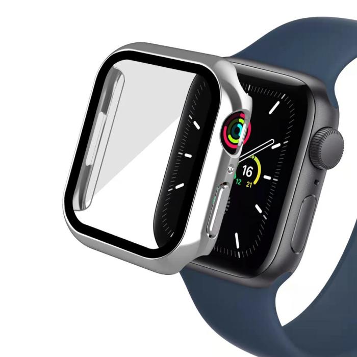 Bild 6,  Skärmskydd Härdat Glas Skydd Apple Watch 40 mm Svart - Teknikhallen.se